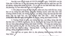 Thông tin chính thức vụ giả mạo văn bản cho học sinh Quảng Nam nghỉ học