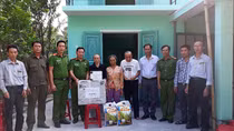 Trường Trung cấp CSND V hỗ trợ xây nhà cho người dân nghèo