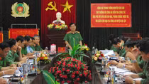 Thứ trưởng Nguyễn Văn Sơn kiểm tra công tác ứng phó mưa lũ
