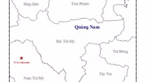 Lại xảy ra động đất tại Quảng Nam