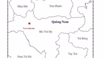 Lại xảy ra động đất tại Quảng Nam