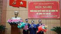Công bố quyết định của Bộ Chính trị về công tác cán bộ tại Quảng Nam