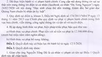 Bị phạt 12,5 triệu đồng do tung tin sai Giám đốc sở chuẩn bị nhận kỷ luật vì COVID-19