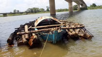 Gỗ lậu “vi vu” trên sông Thu Bồn