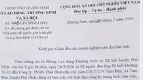 Giả danh cán bộ Nhà nước quyên góp kinh phí phòng, chống dịch
