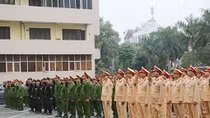 Công an Hà Nội ra quân đảm bảo ANTT dịp Tết Nguyên đán Mậu Tuất