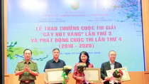 Trao giải “Cây bút vàng” lần thứ 3 và phát động cuộc thi lần thứ 4