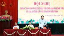Thanh tra Chính phủ đối thoại với người dân xã Đồng Tâm, huyện Mỹ Đức