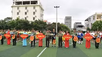 Khai mạc vòng loại Giải Bóng đá Cụm thi đua số 4