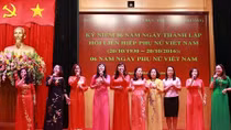 Hội Phụ nữ các đơn vị trực thuộc Bộ trưởng mít tinh kỷ niệm Ngày thành lập Hội Liên hiệp phụ nữ Việt Nam