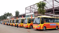 Khai trương tuyến xe buýt quốc lộ 13 phục vụ miễn phí hành khách