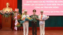 Thành lập Cơ quan Ủy ban Kiểm tra Đảng ủy Công an tỉnh Đắk Nông 