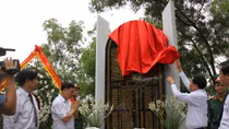 Khánh thành bia tưởng niệm liệt sỹ tại đồi Pháo thủ