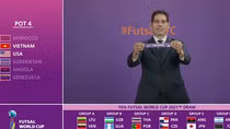 Futsal Việt Nam nằm chung bảng với Brazil tại World Cup