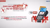 Cùng Agribank “Giao dịch thẻ chip, tíu tít nhận quà”