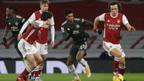 Bị Arsenal cầm hòa, MU hụt hơi trước ManCity