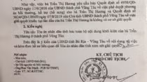 UBND tỉnh yêu cầu bác đơn kiện của dân
