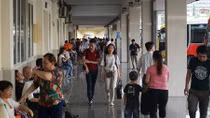 Bến xe không đông người trong ngày cuối kỳ nghỉ lễ