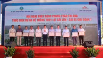 Xây dựng hệ thống thủy lợi lớn nhất đồng bằng sông Cửu Long