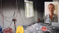 Mâu thuẫn tình cảm, gã thợ sơn đốt người tình trong quán tẩm quất