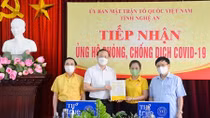 Tập đoàn TH trao tặng Nghệ An 96.000 sản phẩm tốt cho sức khỏe, chung tay chống dịch COVID-19