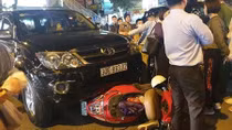 Tài xế Fortuner gây tai nạn liên hoàn ở Giảng Võ vi phạm nồng độ cồn