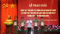 Công an tỉnh Điên Biên trao giải cuộc thi “Tìm hiểu tư tưởng Hồ Chí Minh về CAND”