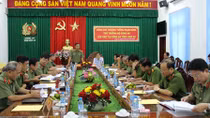 Thứ trưởng Phạm Dũng làm việc với Công an tỉnh Long An