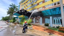 Dập tắt vụ cháy tại Bệnh viện Nhi Thanh Hoá