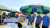 Tiêu hủy vật chứng vụ án 100 bánh heroin