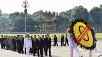 Lãnh đạo Đảng, Nhà nước viếng Chủ tịch Hồ Chí Minh