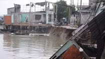 6,3 tỷ đồng khắc phục sạt lở bờ sông Ô Môn