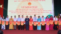 Khai mạc Hội thi giảng viên dạy giỏi toàn quốc các trường chính trị