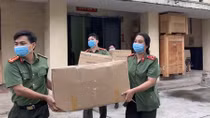 Bộ Công an trang cấp vật tư chống dịch COVID-19 giá trị 23 tỷ đồng
