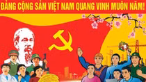 Nguyện đi theo Đảng, xây dựng nước Việt Nam phồn vinh, thịnh vượng