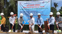 Khởi công đường dây 500 kV Sông Hậu - Đức Hòa với số vốn gần 2.600 tỷ đồng
