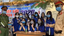 Công an đồng hành cùng sỹ tử đất Cảng 