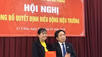 Lơ là phòng chống dich bệnh, Hiệu trưởng bị điều chuyển