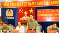 Lãnh đạo Bộ Công an kiểm tra công tác tại Công an tỉnh Bạc Liêu