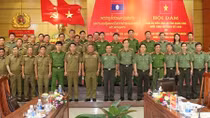 Công an tỉnh Quảng Bình thăm, chúc Tết Bunpimay lực lượng An ninh nước bạn Lào