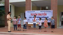 Hiệu quả mô hình “Cổng trường an toàn giao thông”