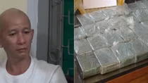 Bắt đối tượng vận chuyển 30 bánh heroin ở Điện Biên