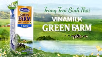 Vinamilk ra mắt sữa tươi Green Farm từ trang trạng sinh thái
