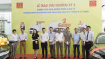 Tập đoàn Hoa Sen trao thưởng cho các Nhà phân phối, Đại lý đã trúng thưởng