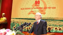 Diễn văn của Tổng Bí thư, Chủ tịch nước tại Lễ kỷ niệm 90 năm Ngày thành lập Đảng