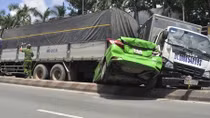 Tai nạn liên hoàn tại hầm chui trên quốc lộ 1A