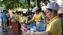 Cán bộ chiến sĩ Tổng cục Hậu cần - Kỹ thuật thi tài vào bếp