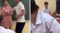 Công an vào cuộc vụ “nam sinh tát cô giáo trên bục giảng”