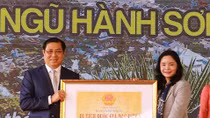 Danh thắng Ngũ Hành Sơn đón nhận Bằng xếp hạng Di tích Quốc gia đặc biệt