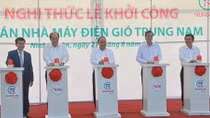 Khởi công dự án Nhà máy Điện gió đầu tiên ở Ninh Thuận
